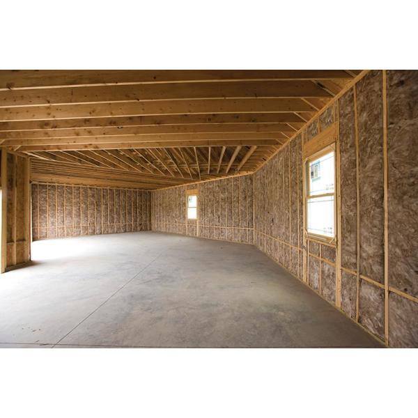 Knauf Insulation R-15 EcoBatt Unfaced Fiberglass Insulation Batt High Density 3-12 in. x 15 in. x 93 in. (15-Bags) 691012