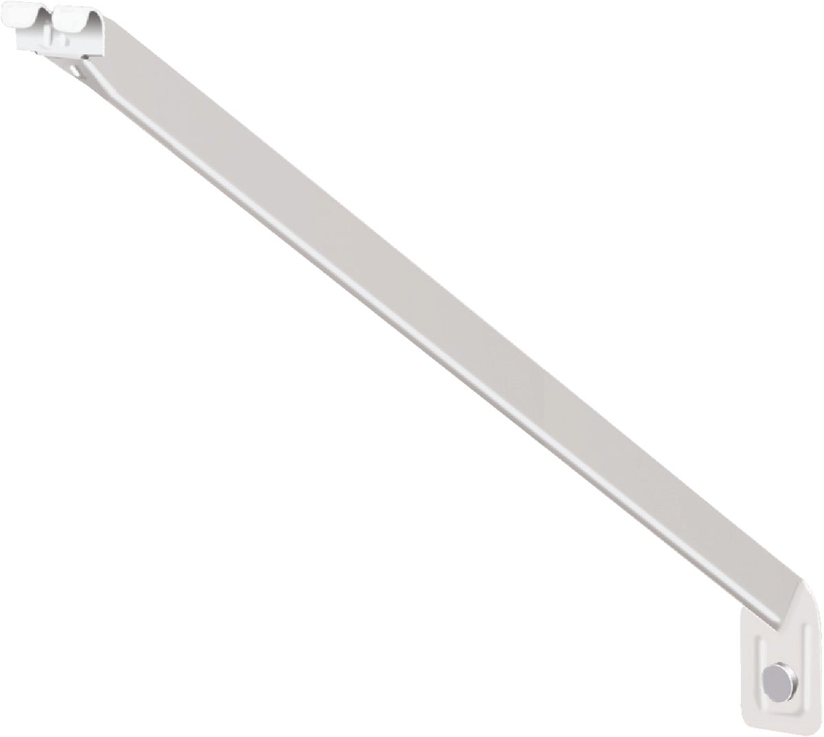 ClosetMaid White Wire Shelving Support Bracket 12-Pack 16 In. White