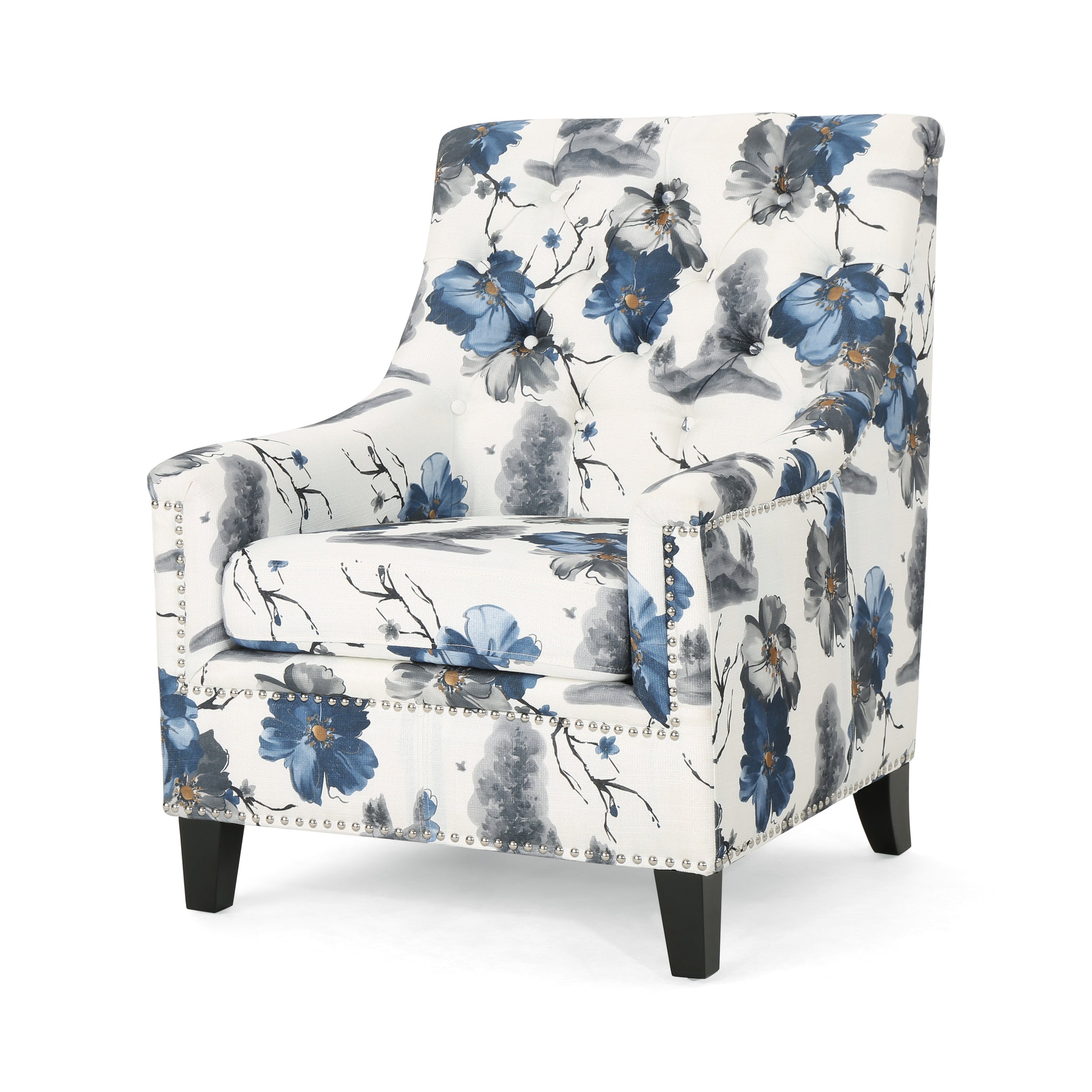 Paul Fabric Tufted Club Chair