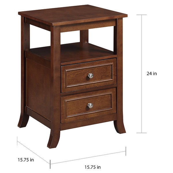 Copper Grove Aubrieta 2-drawer End Table