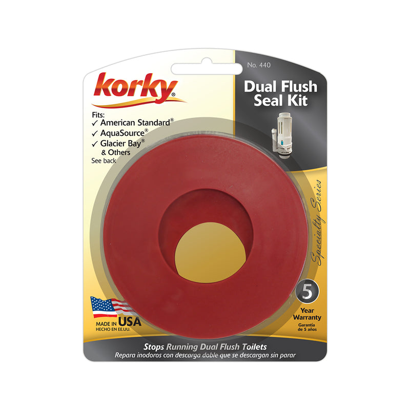 DUAL FLUSH SEAL KIT RED