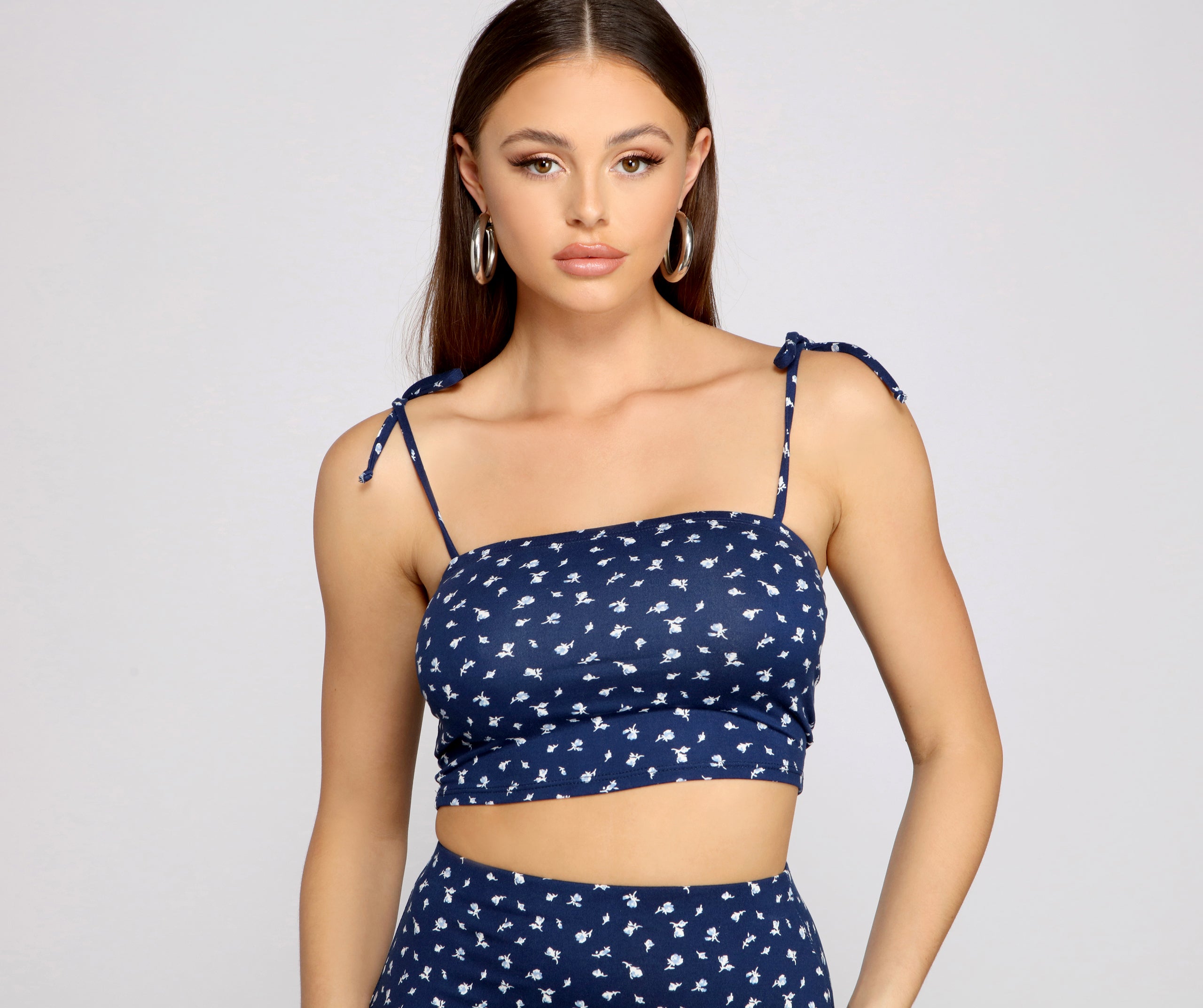 Struck By Florals Crop Top