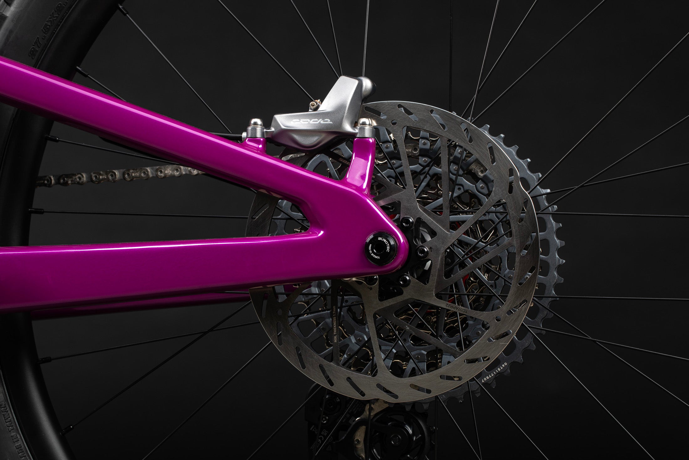 Santa Cruz Heckler SL Carbon MX - S Kit - Gloss Magenta - 2024