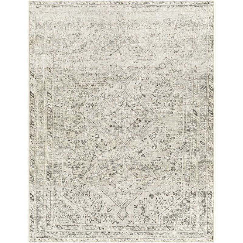 Tonganoxie Traditional Washable Area Rug