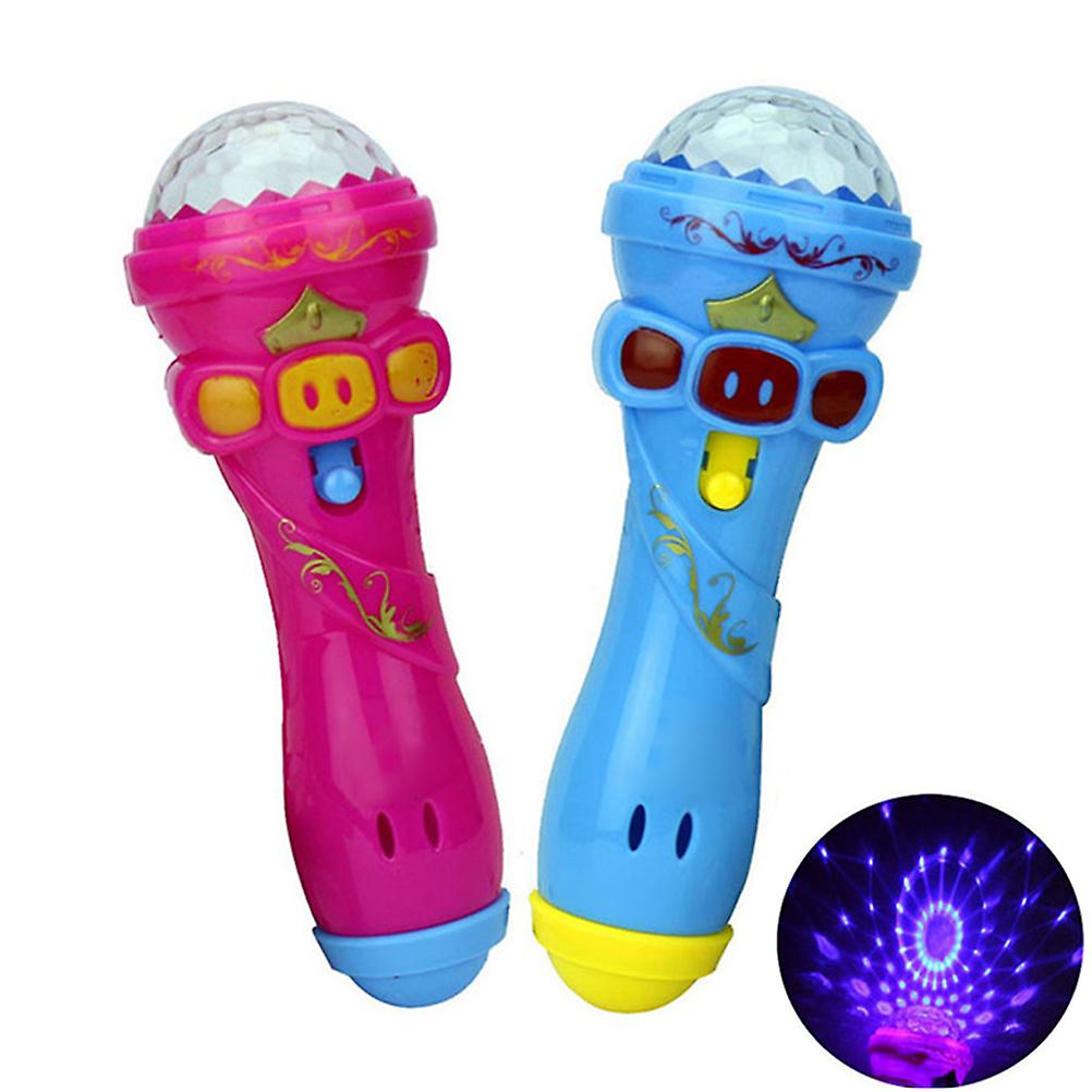 Kids Flash Microphone Model Wireless Music Karaoke Luminous Toy