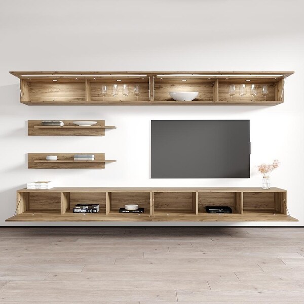 Fly I2 30TV Wall-mounted Floating Modern Entertainment Center