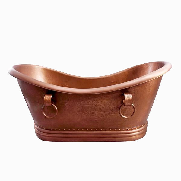 Baylis 66″ Copper Double Slipper Tub