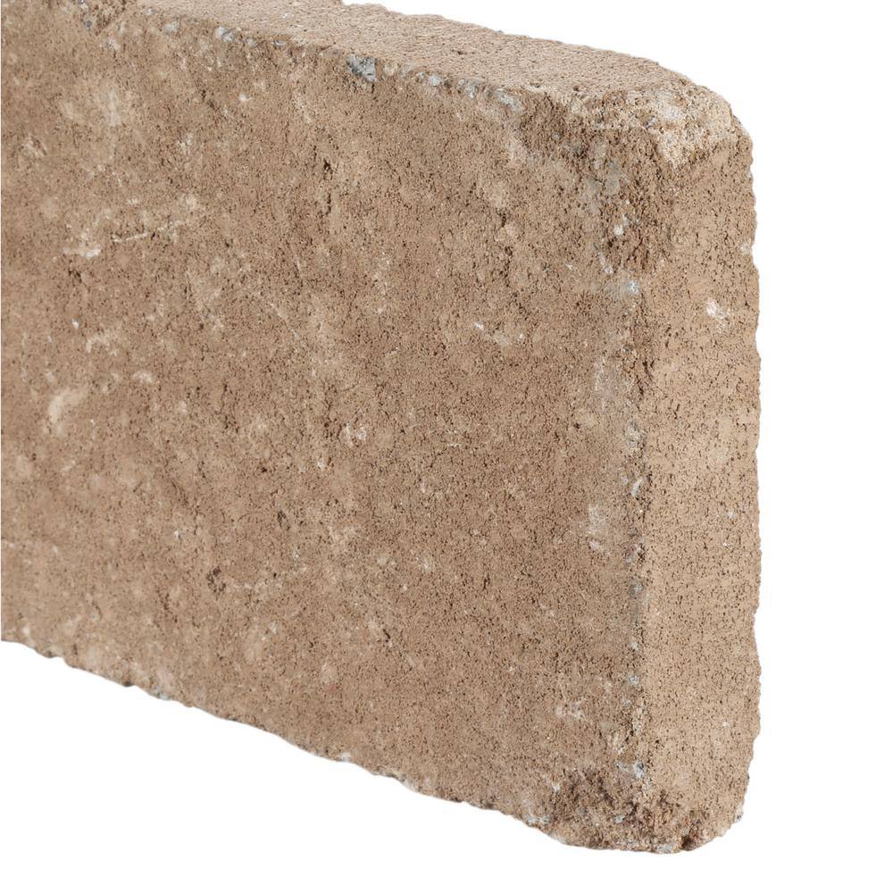 Pavestone RumbleStone Rec 10.5 in. x 7 in. x 1.75 in. Cafe Concrete Paver 90969