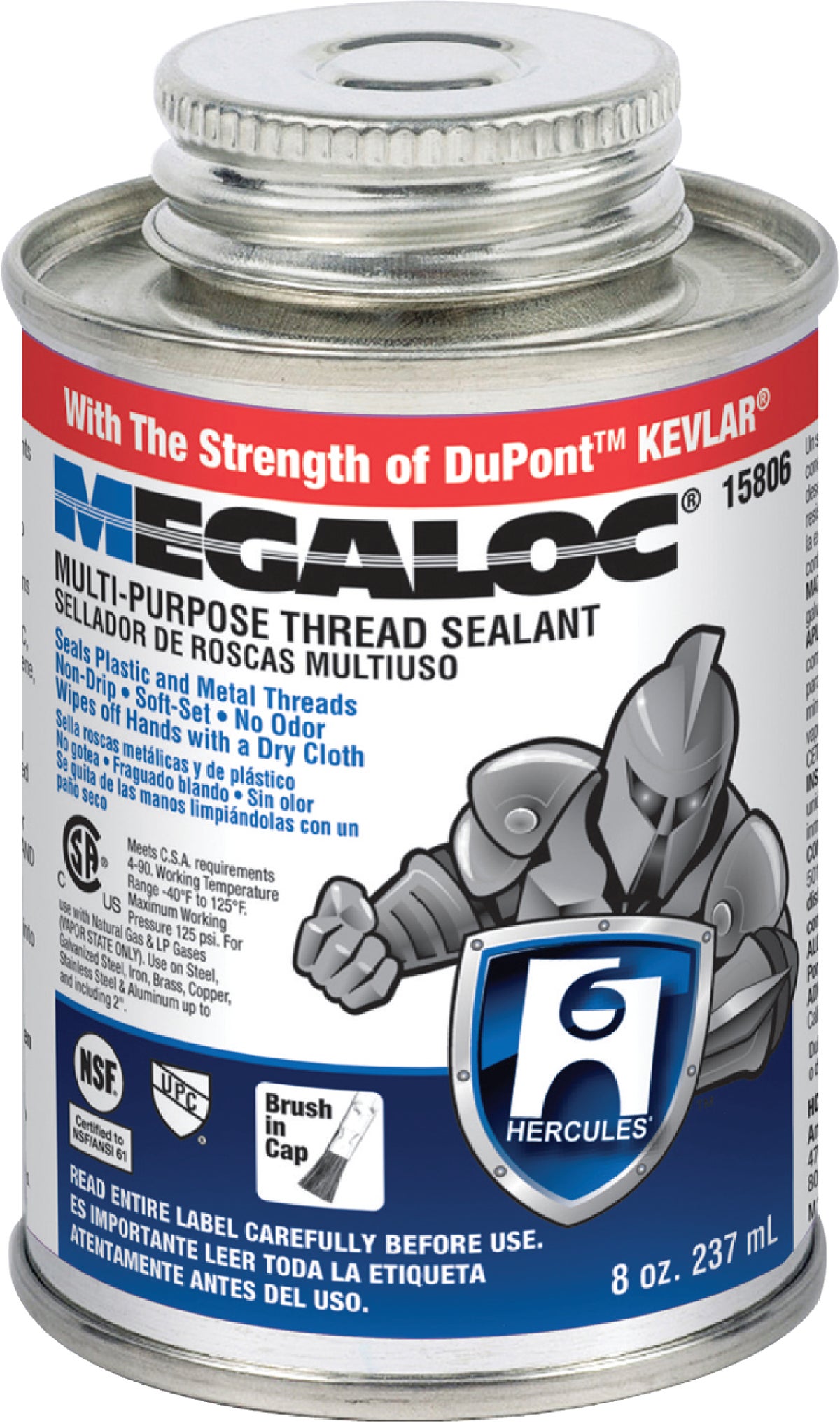 Hercules Megaloc Thread Sealant 8 Fl. Oz. Blue