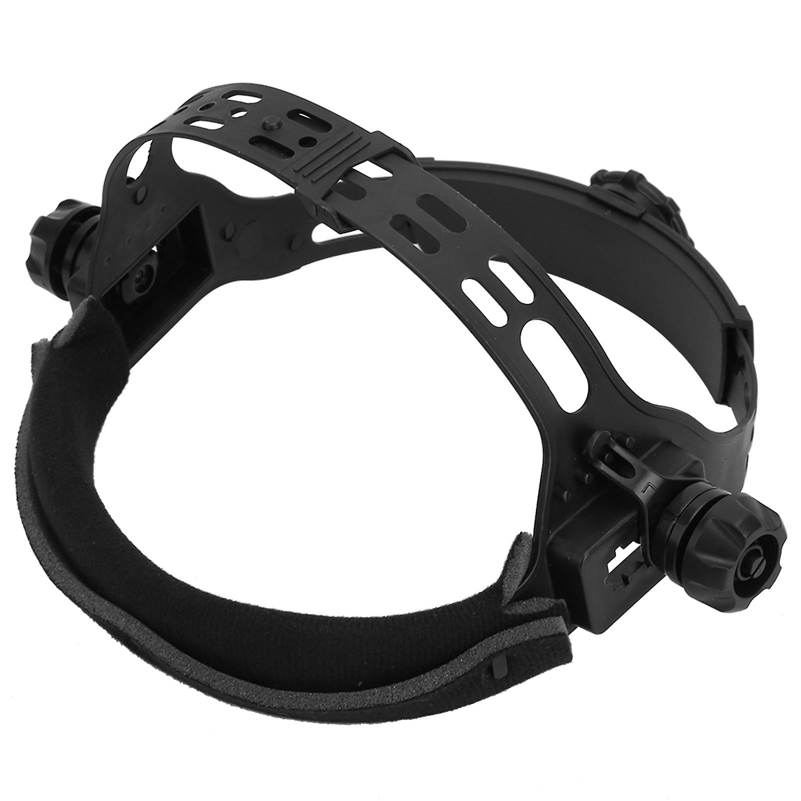 Welding Welder Mask Adjustable Headband For Solar Auto Darkening Helmet Accessories (black)