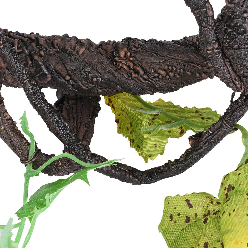 Cage Decor， Artificial Reptiles Artificial Vine Climber Forest Bend Branch Bend  For Climbing Plants For Reptile Decor