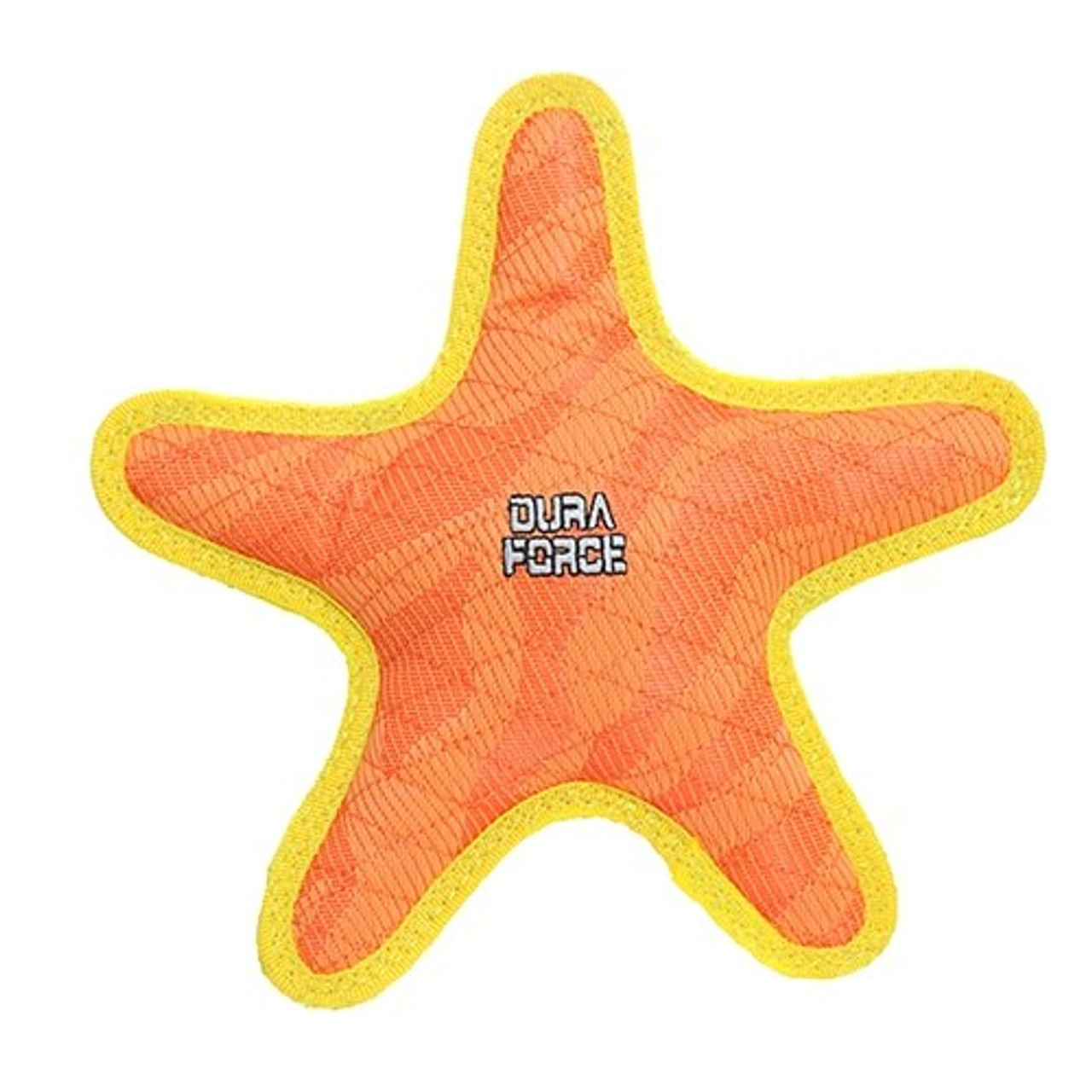 DuraForce Star Dog Toy， Orange/Yellow