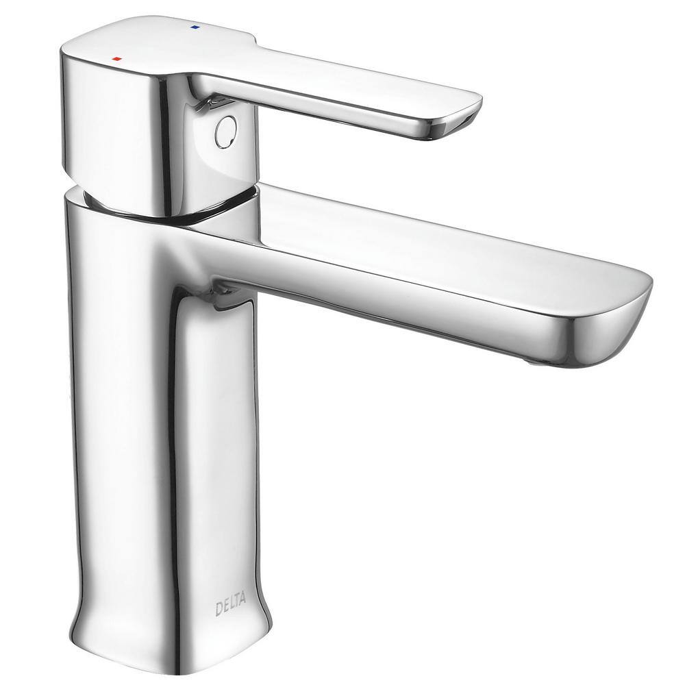 Delta Modern Low Flow Project Pack Single Hole Single-Handle Bathroom Faucet in Chrome 581LF-HGM-PP