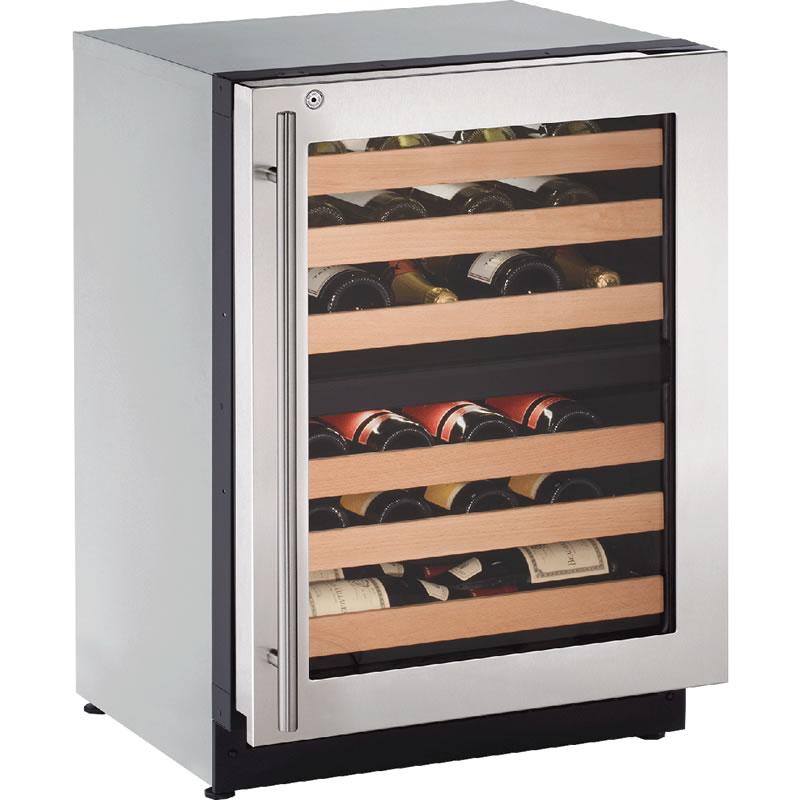 U-Line 4.7 cu. ft. 43-bottle Freestanding Wine Cooler U-2224ZWCS-13B