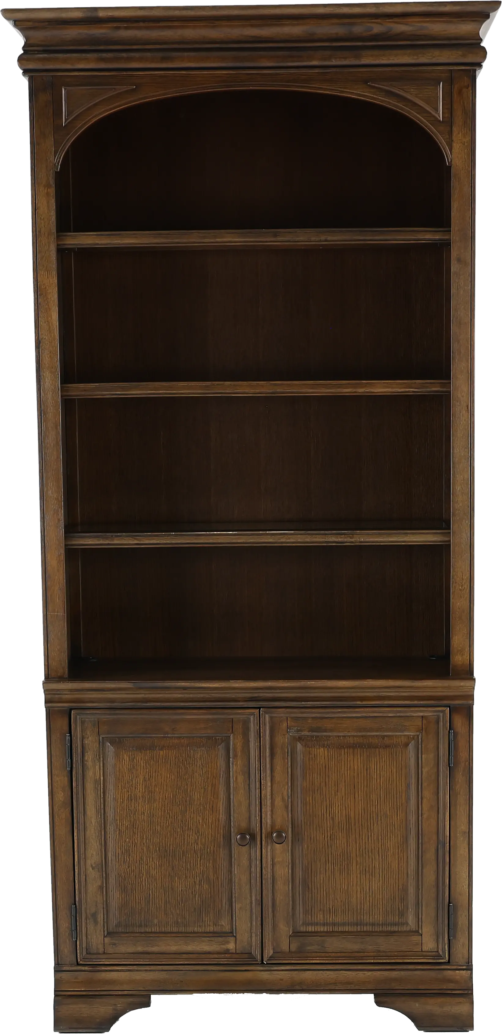 Arcadia Chestnut Brown Display Bookshelf