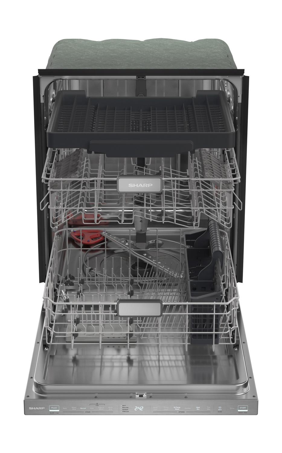 Sharp SDW6888JS 24 In. Slide-In Smart 42 Db Dishwasher