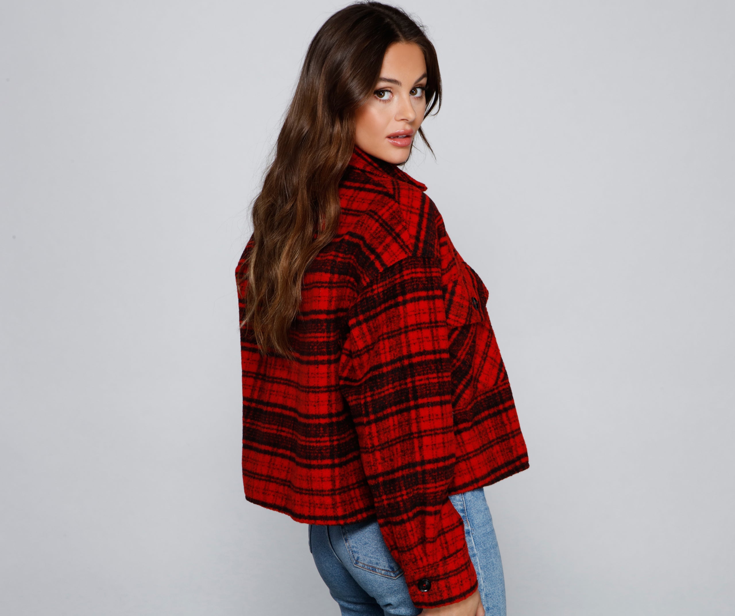 Cozy Vibes Plaid Shacket