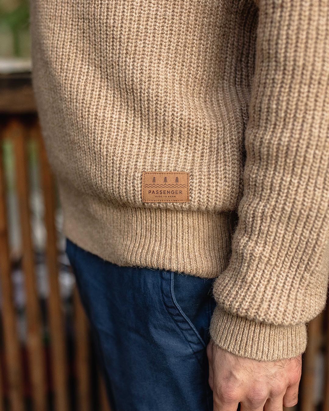 Offshore Recycled Knitted Jumper - Sand