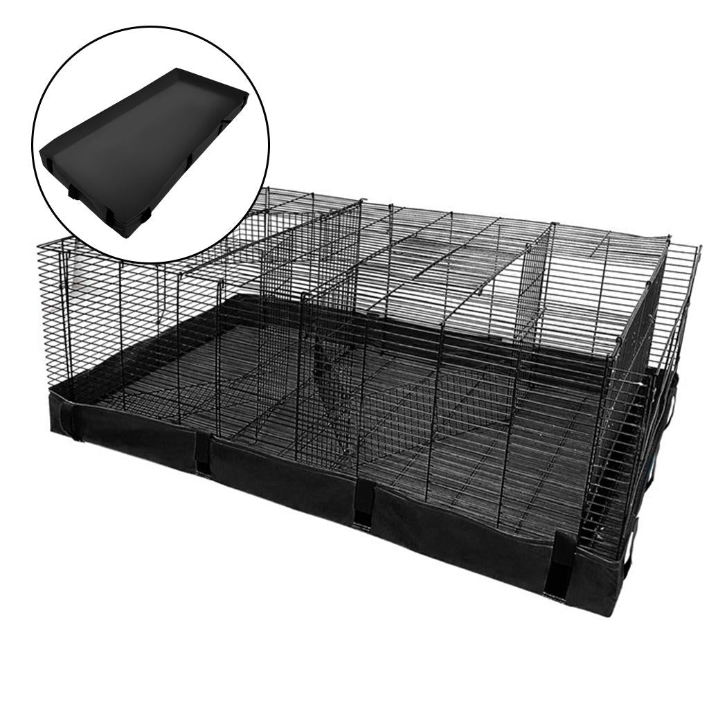 Guinea Cage Bottom Cover for Squirrel Rabbits Dwarf Bunnies Black