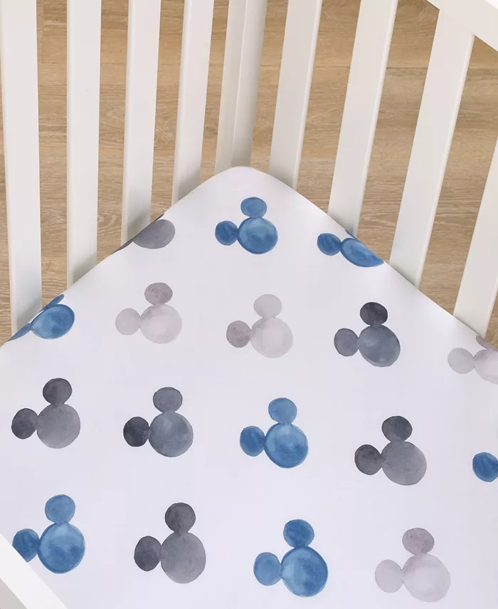 Disney Mickey Mouse Watercolor Crib Sheet