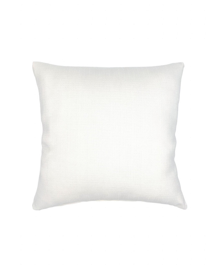 Anaya Home Summer Classic White Outdoor Throw Pillow