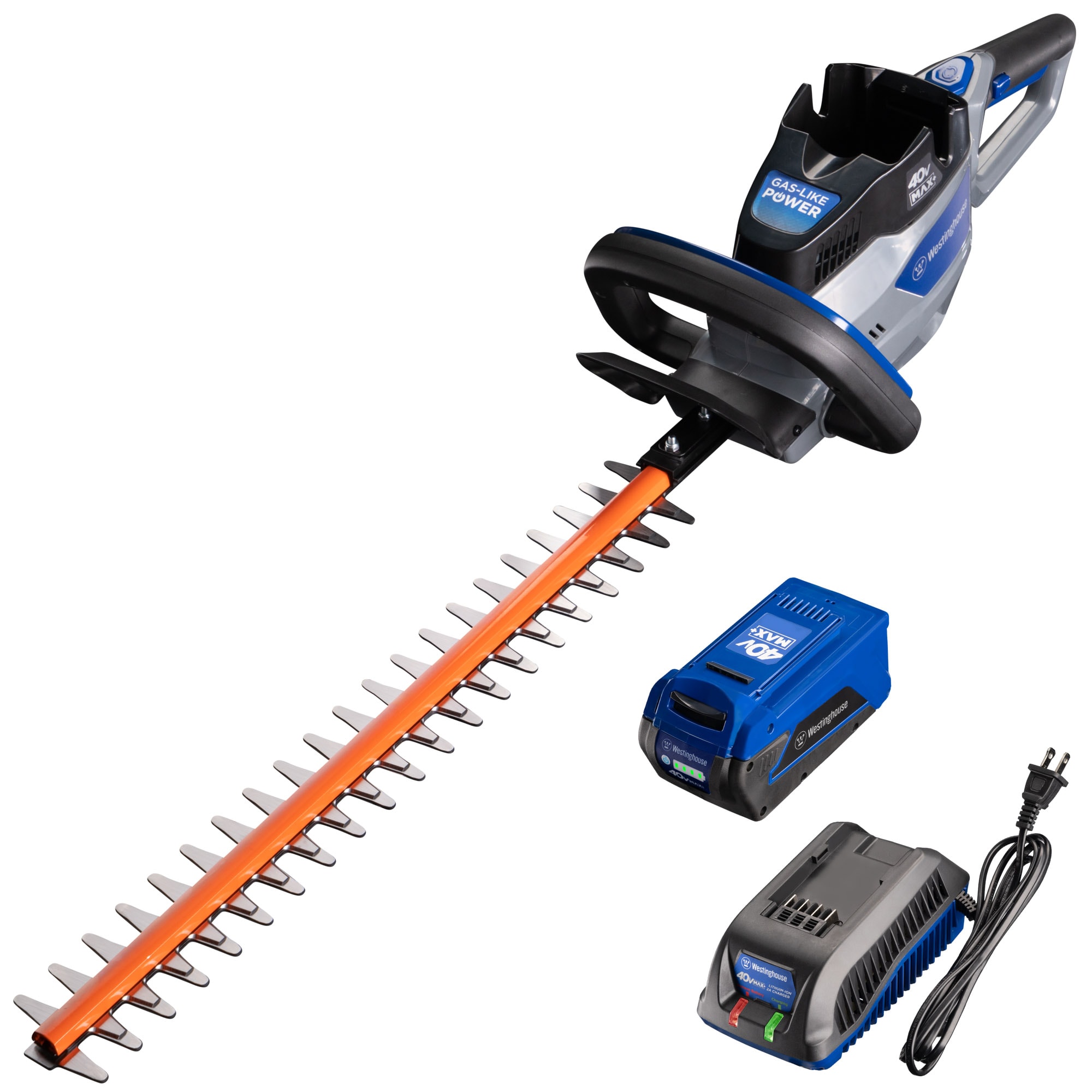 Westinghouse 4HT25AH4BC 40VMAX+ 40-volt Max 24-in Dual Cordless Electric Hedge Trimmer 2.5 Ah (Battery and Charger Included)