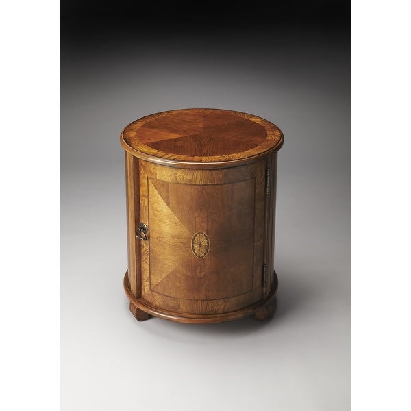 Lawrie Drum End Table