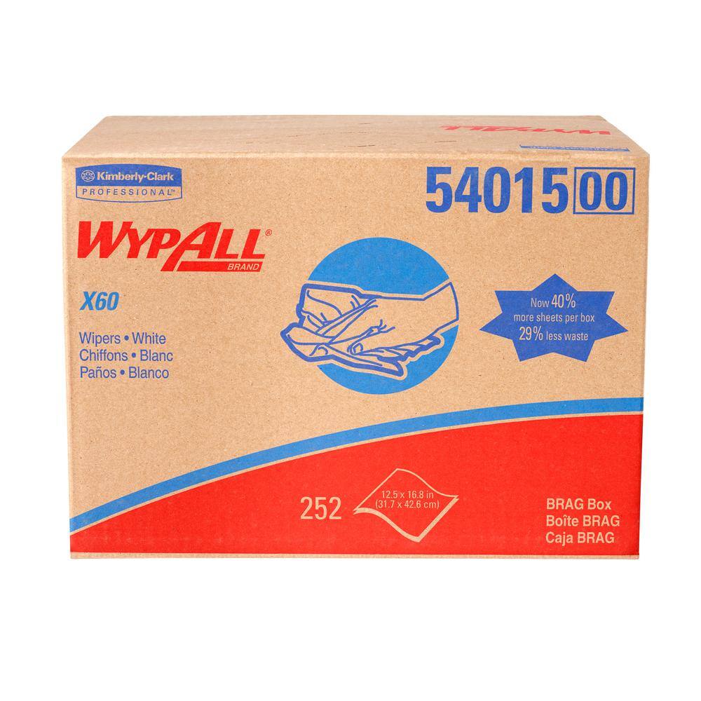 WYPALL X60 White Reusable Cleaning Wipes (252-Count) KCC54015