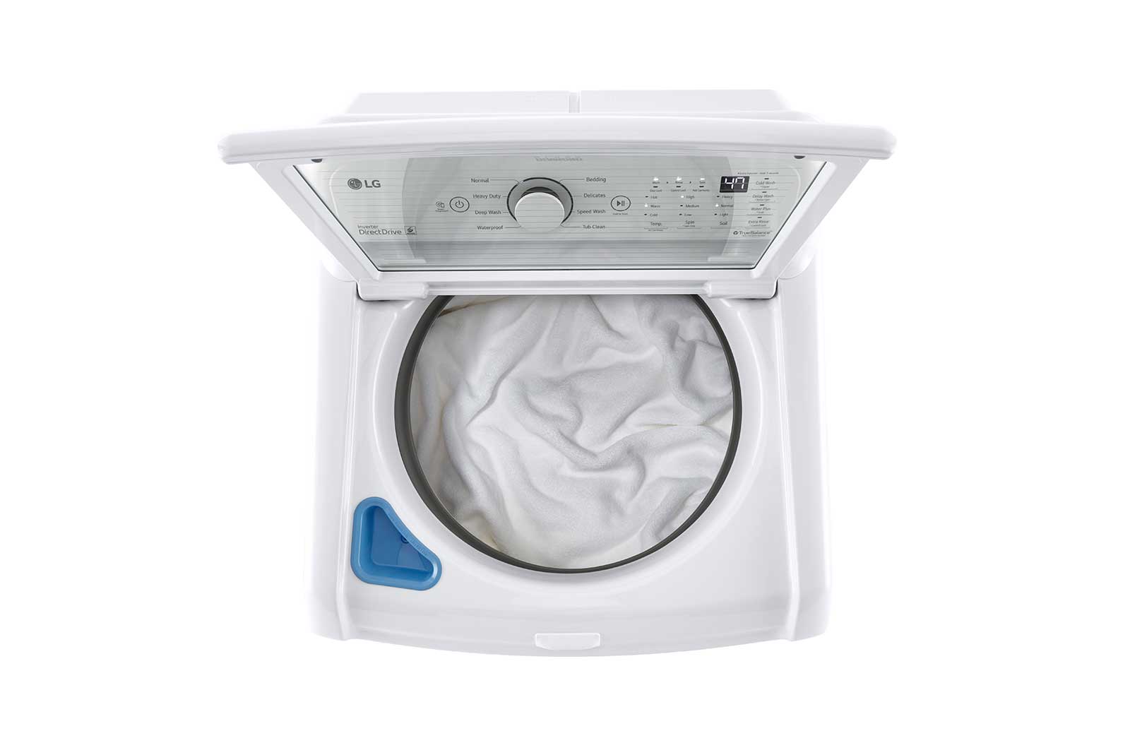 Lg WT7000CW 4.5 Cu. Ft. Ultra Large Capacity Top Load Washer With Turbodrum™ Technology