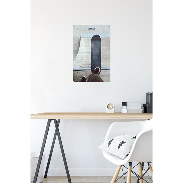 Trends International Skateboarding Drop In Unframed Wall Poster Prints