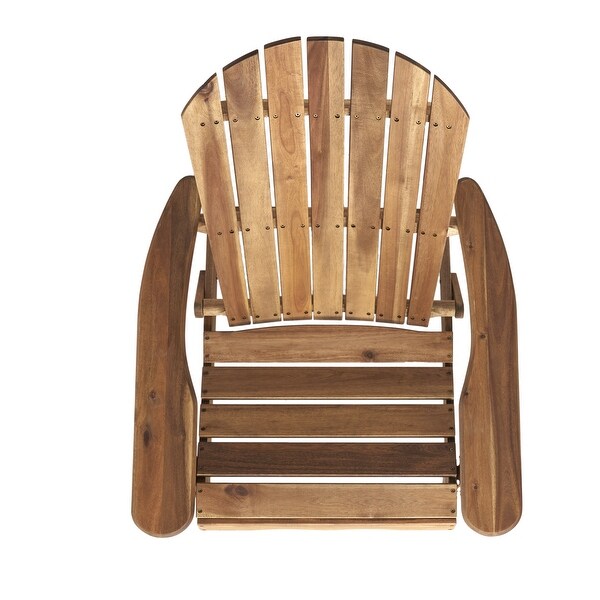 Hanlee Acacia Wood Folding Adirondack Chair by Christopher Knight Home