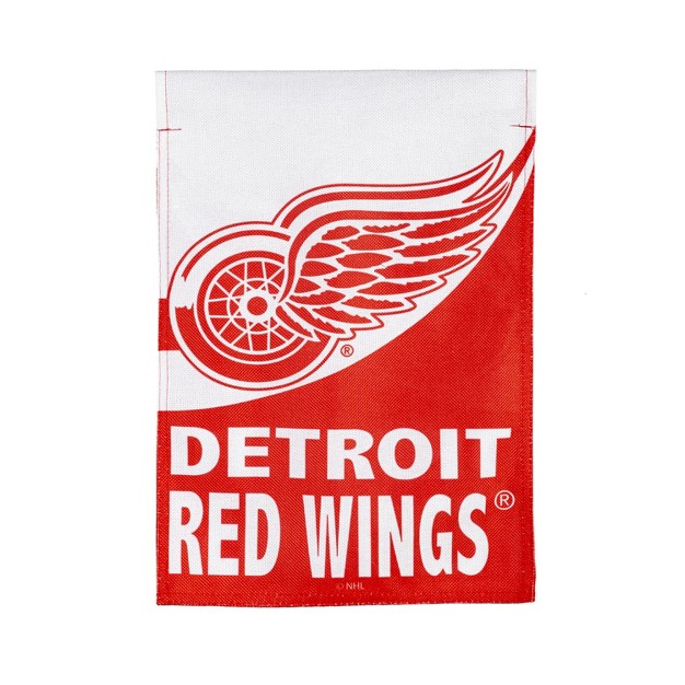 Evergreen Flag Ds New Burlap Garden Detroit Red Wings