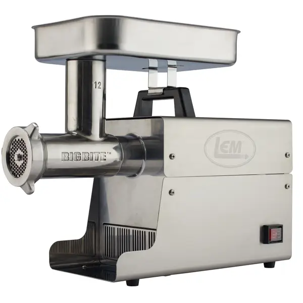 LEM Big Bite #12 .75HP Stainless Steel Electric Grinder