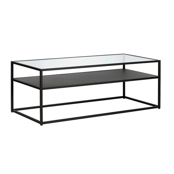 Ada Rectangular Coffee Table Blackened Bronze Finish