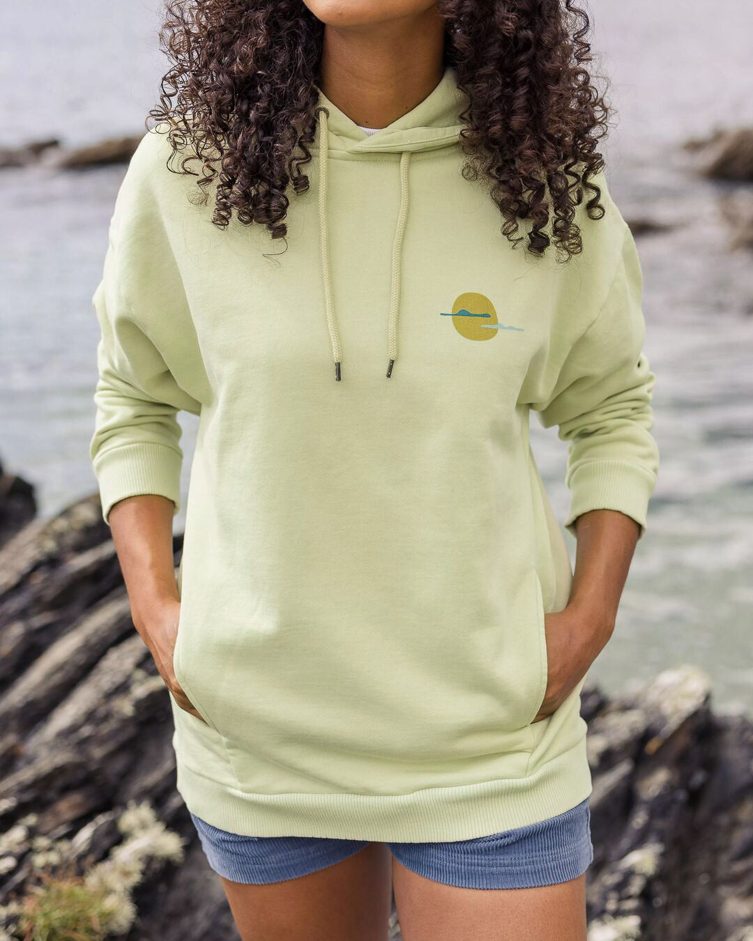 Dreamer Recycled Cotton Hoodie - Tender Greens