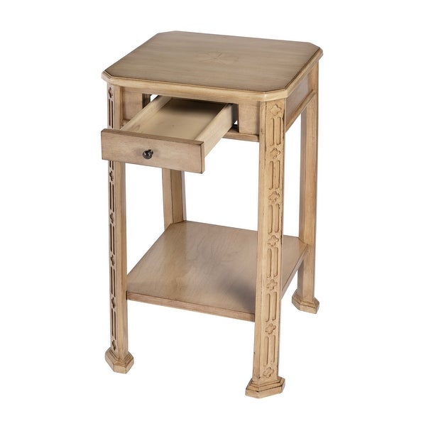 Moyer Wood Side Table with Storage