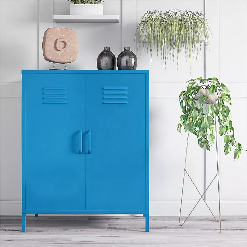 Novogratz Cache 2-Door Locker Storage Cabinet