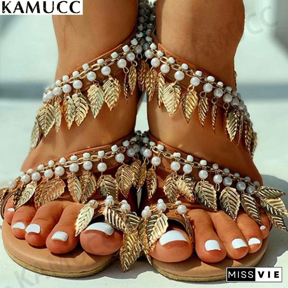 Ladies Rhinestones Sandals Summer Beach Slippers For Women Sandals Flip Flops Ladies Crystal Beach Sliders Casual Slippers Shoes