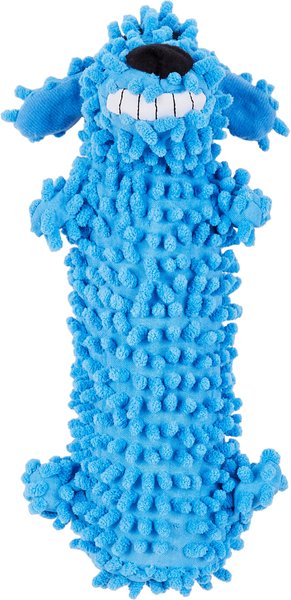 Multipet Loofa Floppy Water Bottle Buddies Squeaky Plush Dog Toy， Color Varies