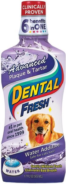 Dental Fresh Advanced Plaque and Tartar Dog and Cat Dental Water Additive