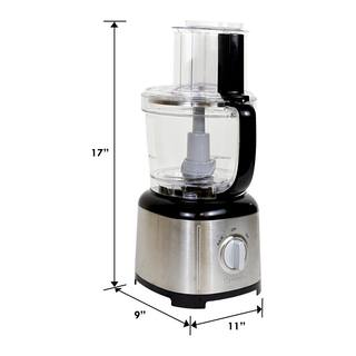 KENMORE Kenmore 11-Cup Food Processor and Vegetable Chopper Reversible SliceShred Disc 500W Black KKFPBlack