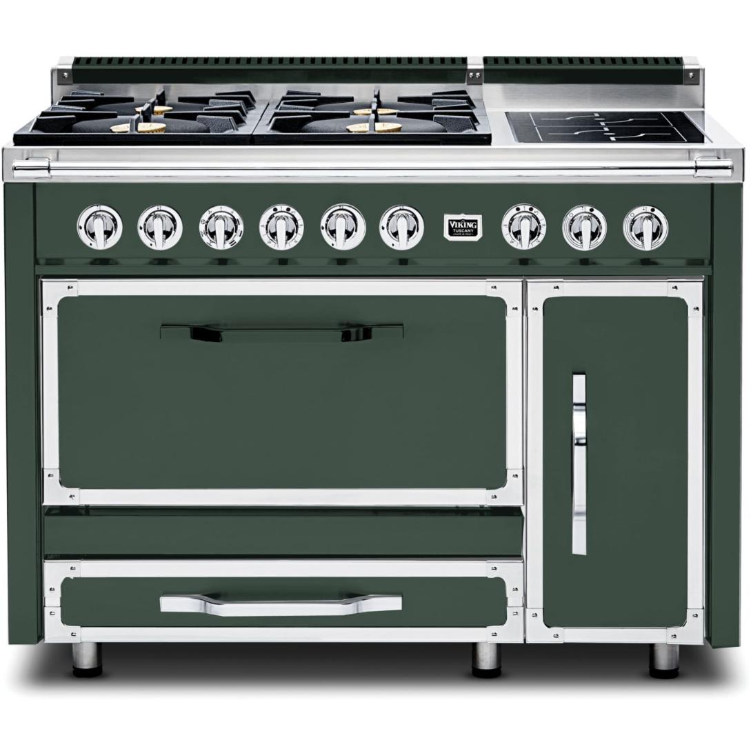 Viking 48-inch Freestanding Dual Fuel Range with True Convection Technology TVDR481-4IAG