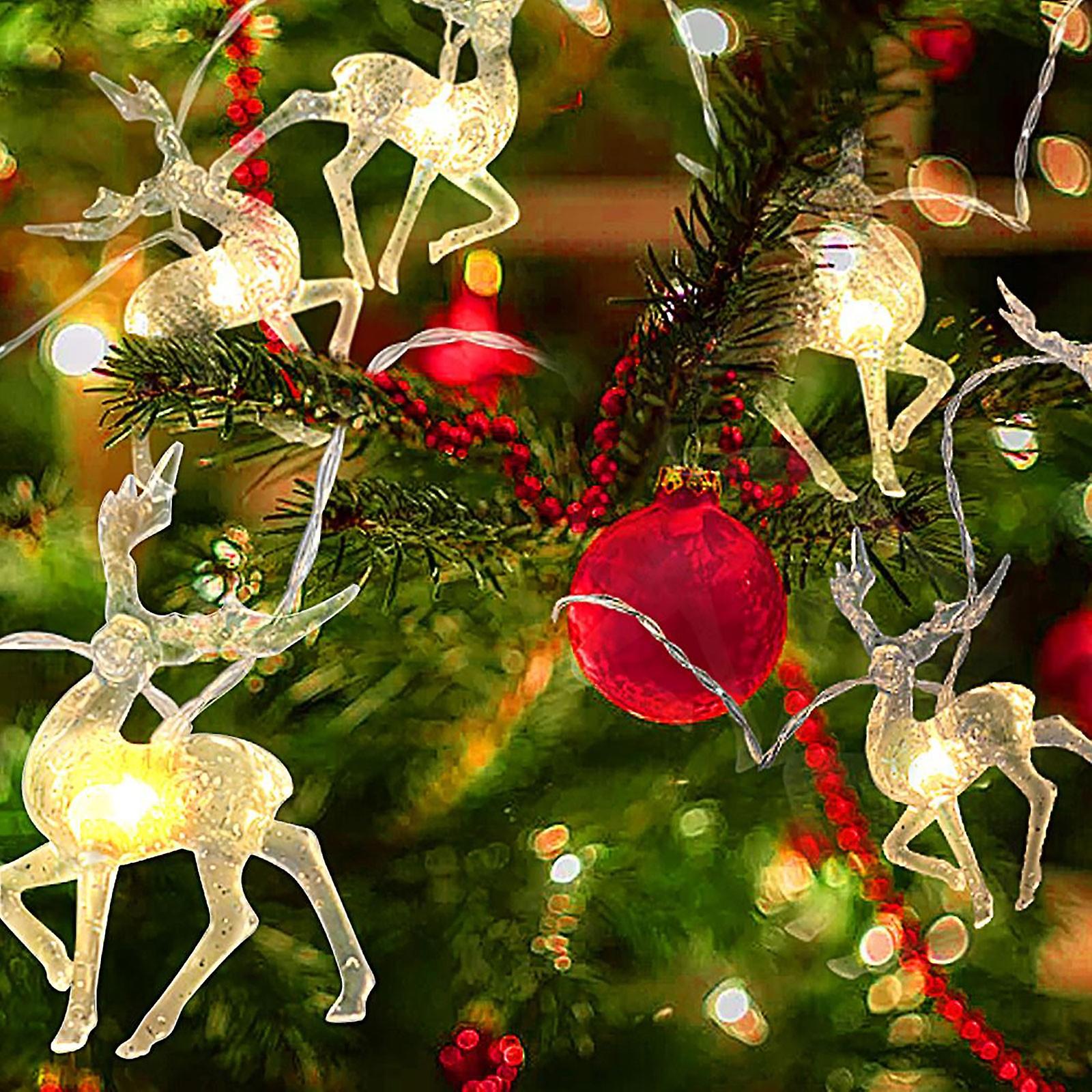 Christmas Tree Decoration Light 1.5m Led String Lights Merry Xmas For Home Battery Lamp Navidad Noel Gifts Year Decor