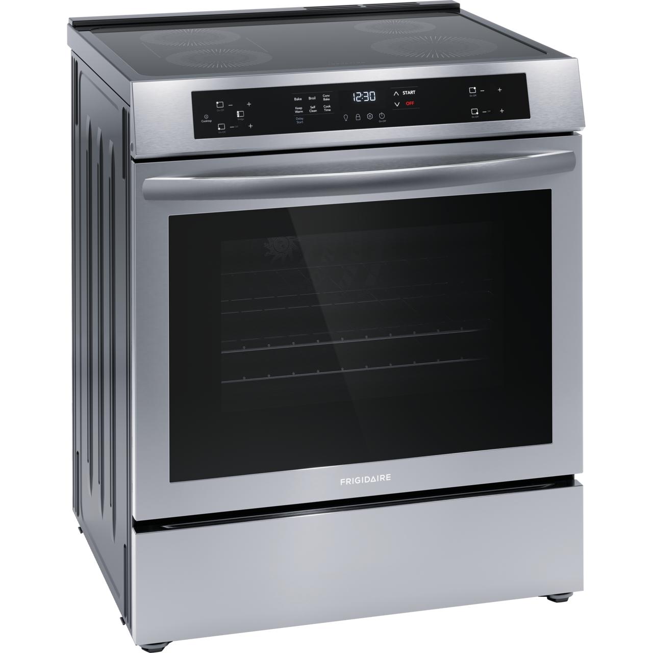 Frigidaire 30-inch Freestanding Induction Range with Convection Technology FCFI308CAS