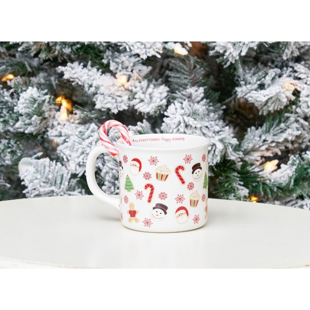 Gallerie Ii 16oz Merry Everything Happy Always Christmas Mug