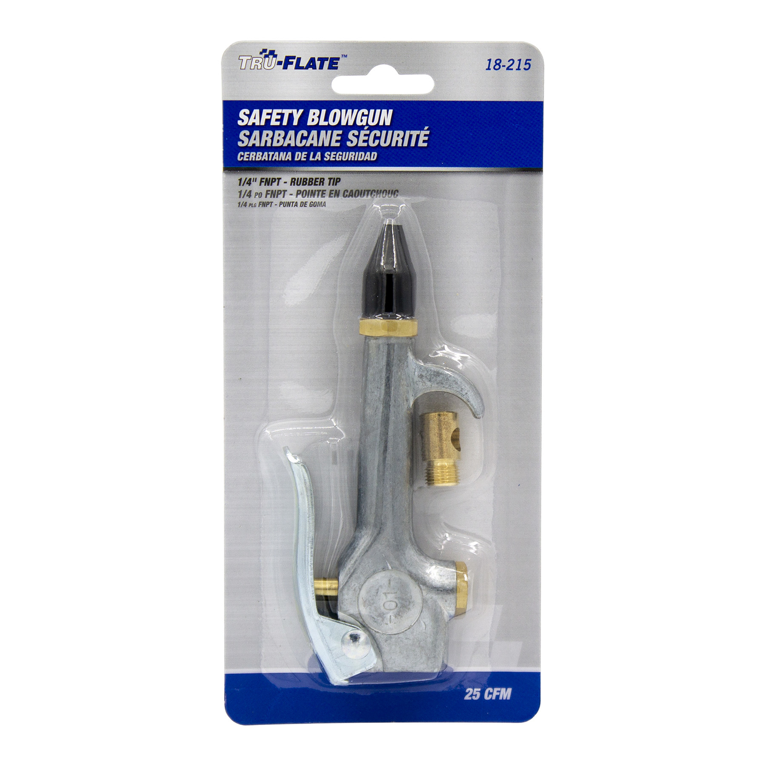 Tru-Flate Steel Air Blow Gun 1/4 in. FNPT