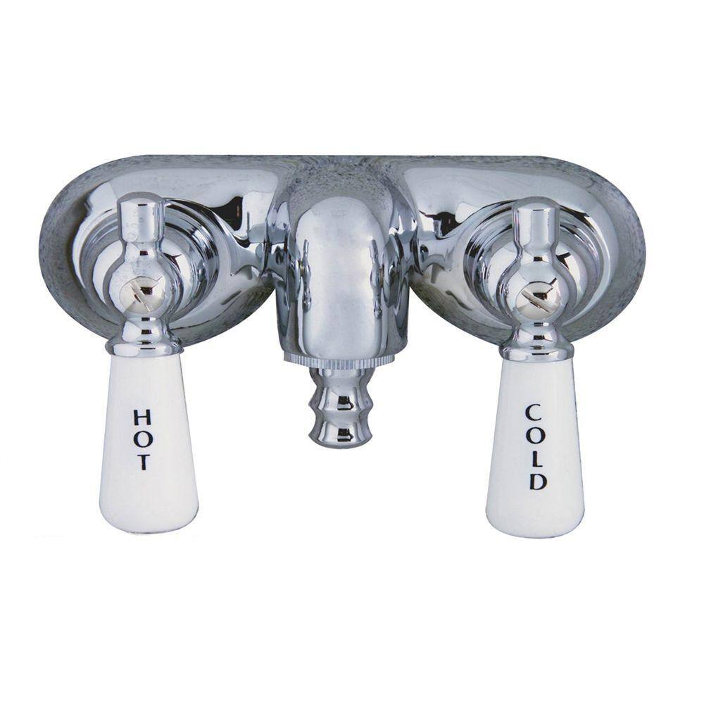 Pegasus 2-Handle Claw Foot Tub Faucet without Hand Shower with Old Style Spigot in Polished Chrome 4051-PL-CP