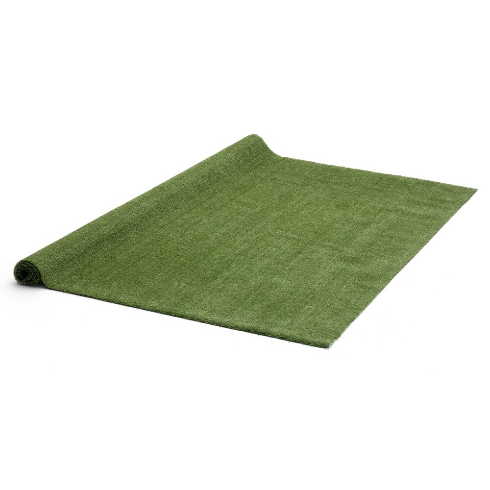 Green Haven Artificial Turf: UV Protected  Multi Size Outdoor Grass