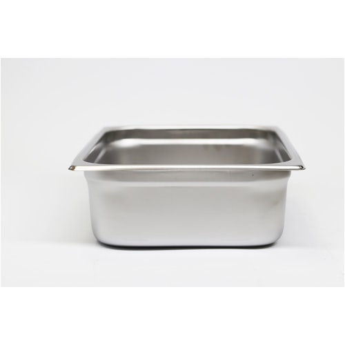 Central Restaurant 222024931 22 Gauge Stainless Steel Steam Table Pan， Half-Size， 6-11/16 Quart