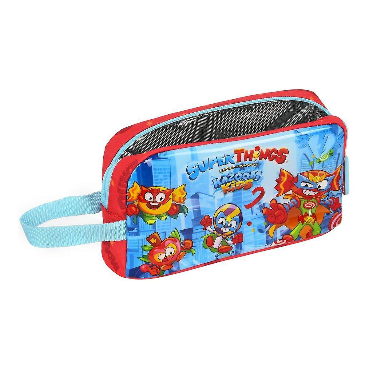 Thermal Lunchbox SuperThings Kazoom Kids Red Light Blue (21.5 x 12 x 6.5 cm)